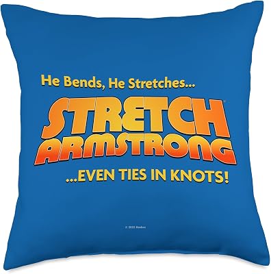 Stretch Armstrong He Bends, He Stretches Throw Pillow