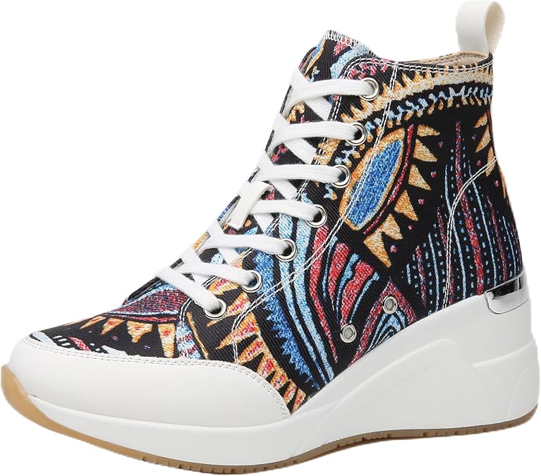 Cestfini Wedge Sneakers for Women High Top Platform Tennis Shoes