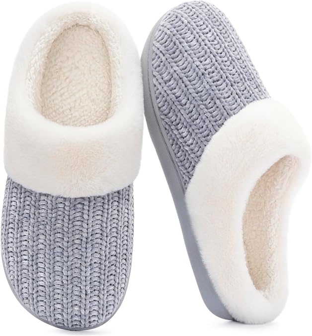 RockDove Women's Plushloom Chenille Knit House Slippers
