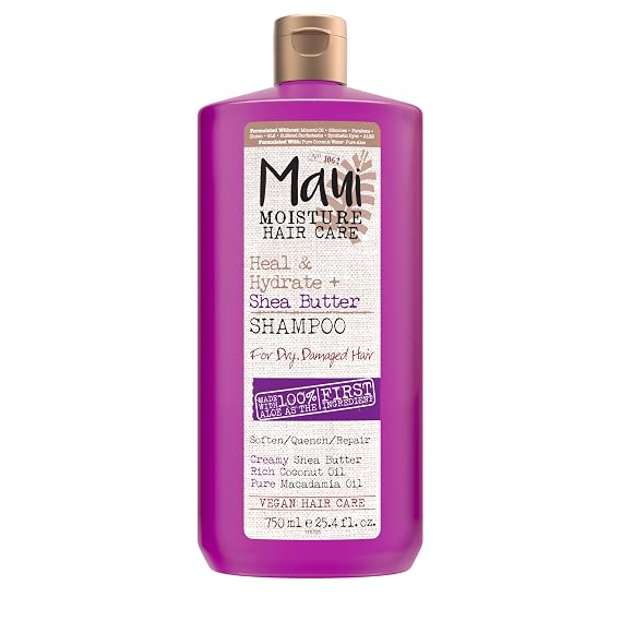 Maui Moisture Heal & Hydrate + Shea Butter Shampoo, 25.4 fl oz