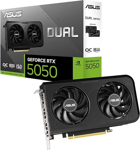 ASUS DUAL GeForce RTX 5050 8GB GDDR6 OC Edition Gaming Ekran Kartı