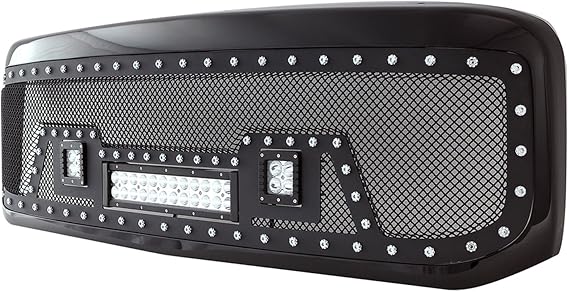 Paramount Automotive 48-0805 Black Mesh Packaged Grille