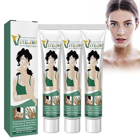 White 3pcs Weißer Fleck CremeVitiligo CremeVitiligo CremeVitiligo-Creme Für Weiße FleckenVitiligo-Hautpflegebalsam Vitiligo-CremeRepigmentierungscreme Für Weiße Hautflecken Und Vitiligo