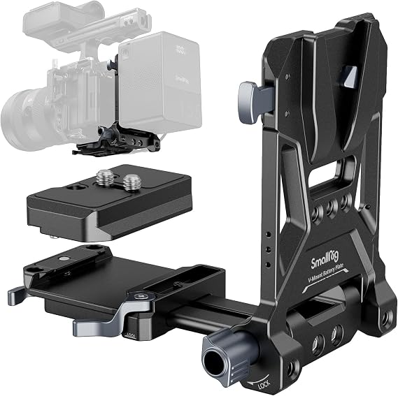 SMALLRIG Foldable V Mount Battery Plate, All-in One Mounting Solution