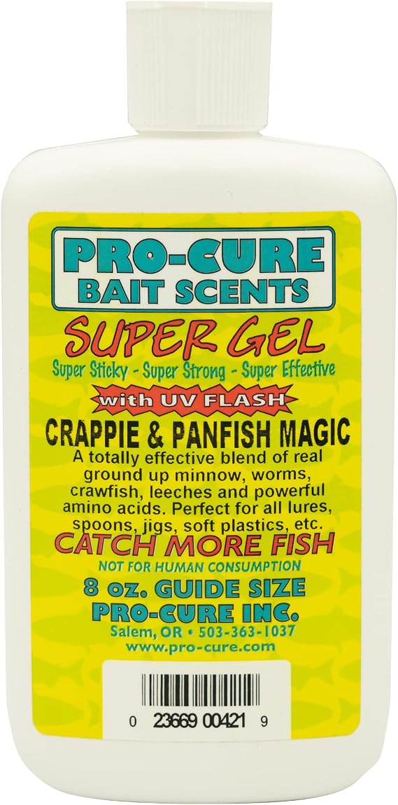 Pro-Cure Crappie & Panfish Magic Super Gel, 8 Ounce