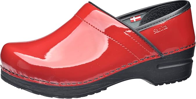 Sanita Women's Professional Patent Clog