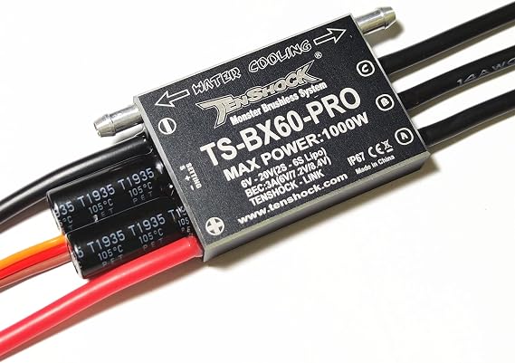 Marine Brushless Waterproof New BX60 Pro 60A Electronic Speed Controller TS-BX60-PRO for rc Boat