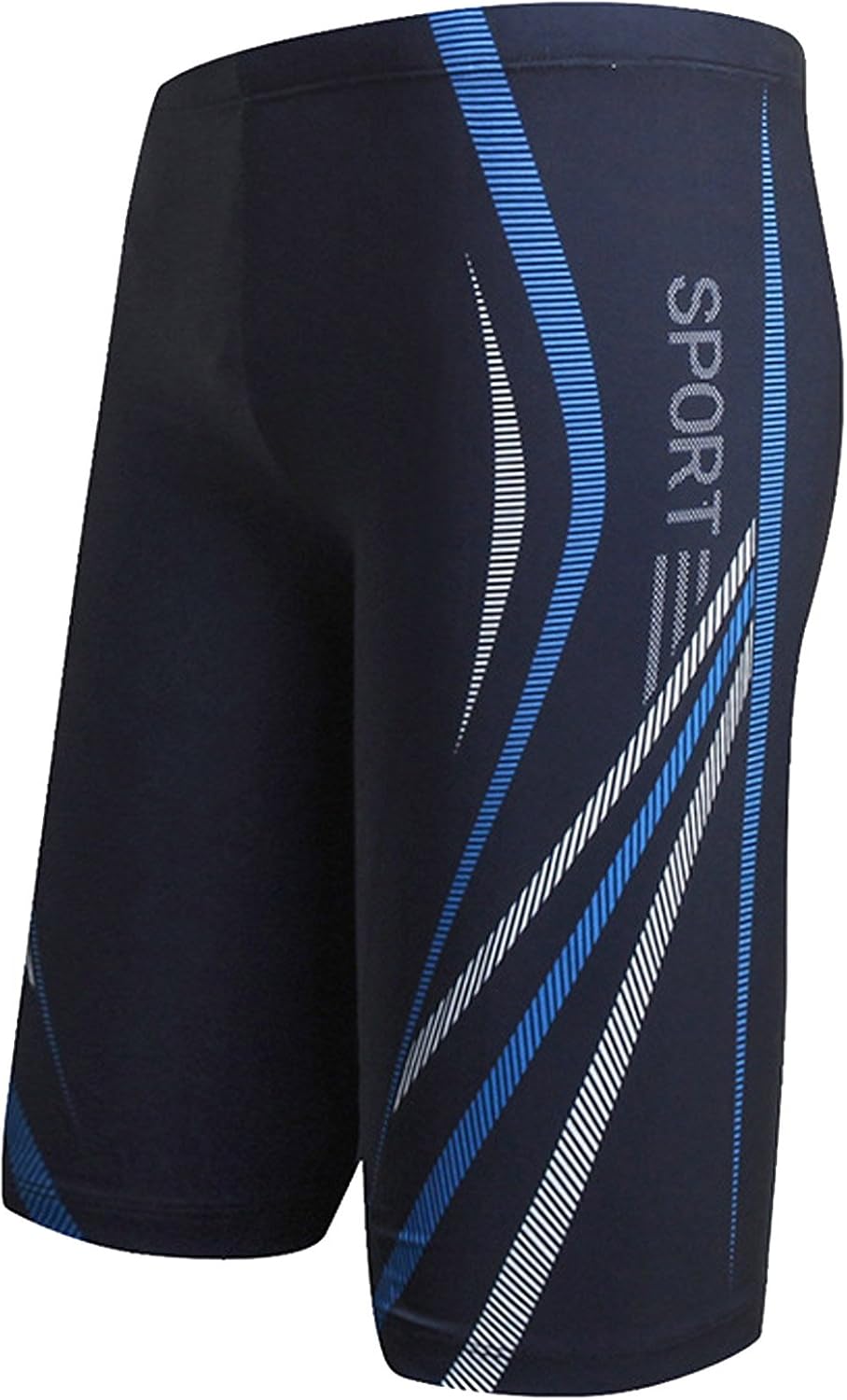 AIEOE Men Jammer Swimsuit Drawstring Quick Dry Athletic Swim Shorts