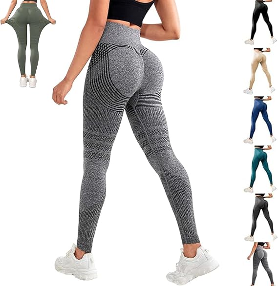 Anti Cellulite Leggings Women, 3D Compression Leggings for Cellulite, Resistance Band Tummy Control Slimming Gym Leggings, High Waist Seamless Sport Butt Lift Yoga Pants