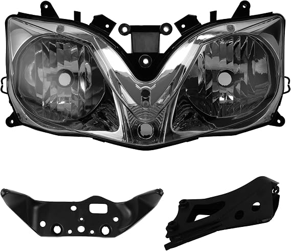 XFMT Front Headlight Assembly & Fairing Stay Bracket Fit For Honda CBR600F4i 2001-2006