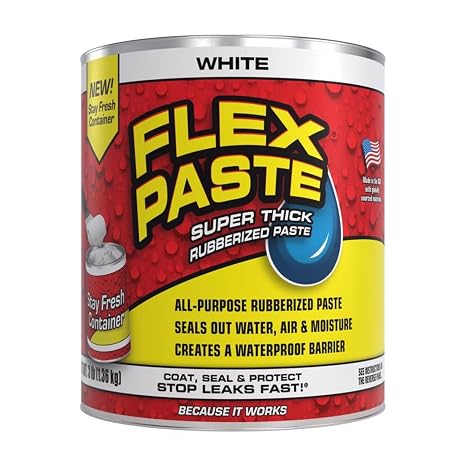 3LB WHT Flex Paste Tub