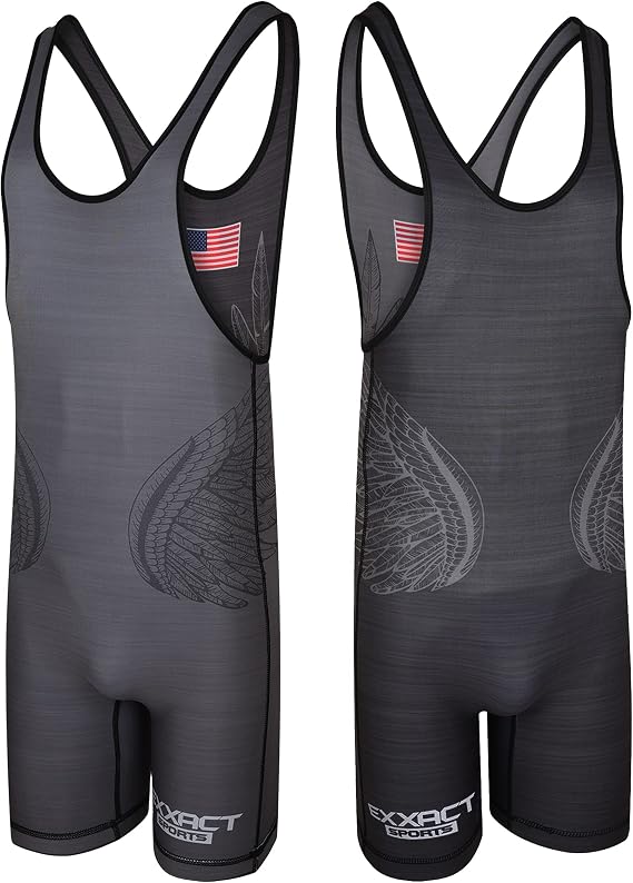 Exxact Sports Reversible Youth Wrestling Singlet For Boys, Premium Powerlifting Singlet, Kids Wrestling Singlets For Training
