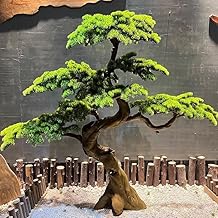 Artificial Plants Bonsai Decoration, Podocarpus Tree, Fake Guest-Greeting Pine Trees Home, Party Bonsai Decor Indoor & Outdoor(3mx2.5m)