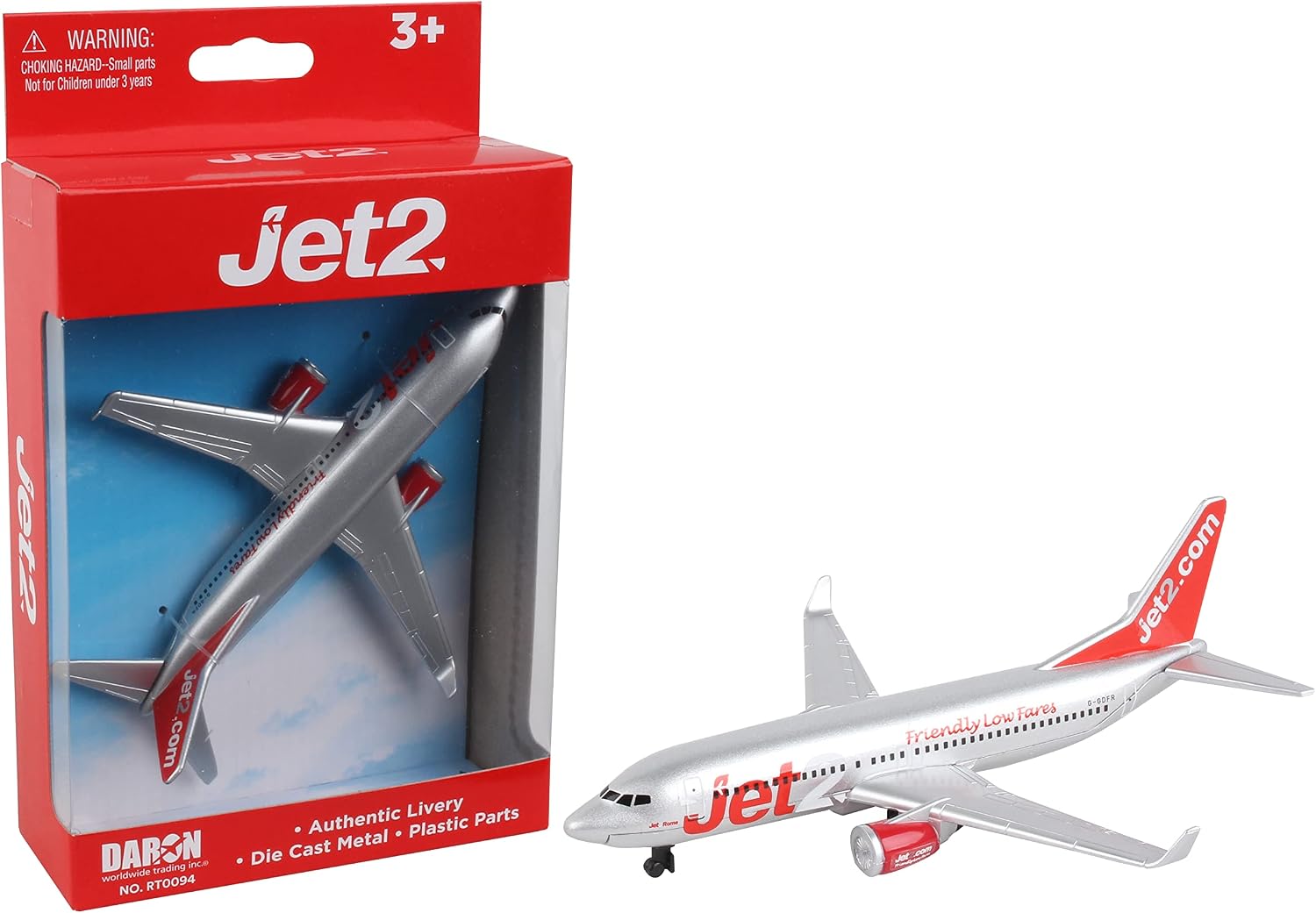 Daron  Diecast Plane, Airplane, Diecast Plane, Kids, Children Age 3, Unisex