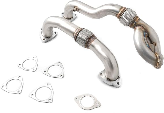 2008-2010 Ford 6.4 Powerstroke Heavy Duty Up Pipe Set F250 F350 F450