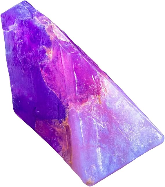 Amethyst SoapRocks Gemstone Bath Soap, Plumeria Ylang, 6 Ounce