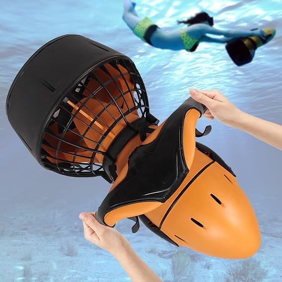 Underwater Thruster Set, 300W Sea Scooter with Ultra-Long Battery Life, Swimming Booster for Diving, Snorkeling, Pool & Sea Adventure ,for Water Sports,Beach Essentials