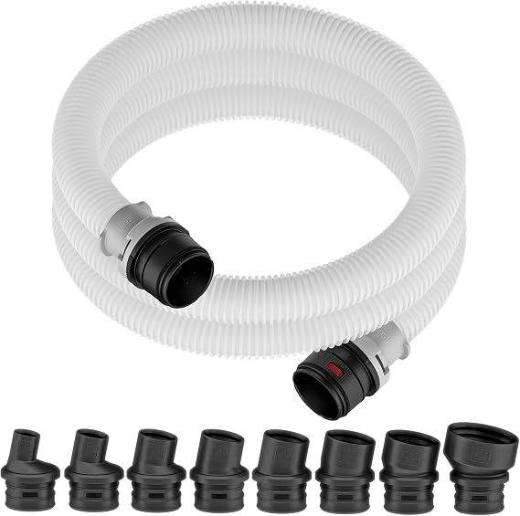 Mullet FitsAll Hose Kit - 8 Dust Port Fittings for Power Tools & Shop Vac