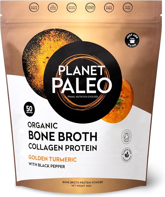 Organic Bone Broth Collagen Protein - Golden Turmeric