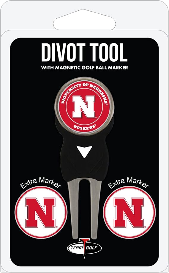 Signature Divot Tool with 3 Double-Sided Magnetic Golf Ball Markers