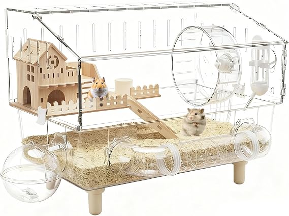 Hamster Habitat 2-Layer Clear Breeding Habitat