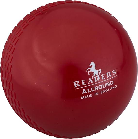 Readers Allround Cricket Ball, Red, Mens, 1B2502M01
