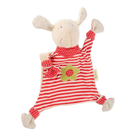 Sigikid 26 x 24 x 9 cm Geschenke Sheep Comforter (Organic Red)