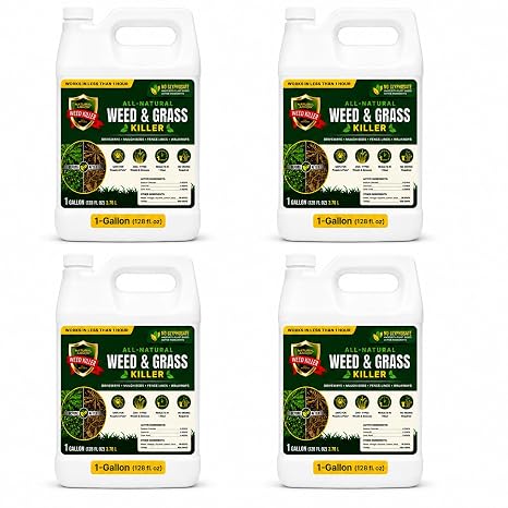 Natural Armor Weed & Grass Killer - (1 Case of 4 Gallon Refills)