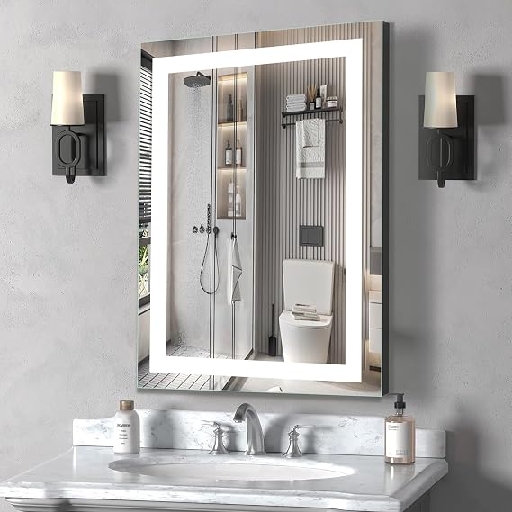 LED Bathroom Mirror, Vanity Mirror with Light for Wall 16"L x 24"W