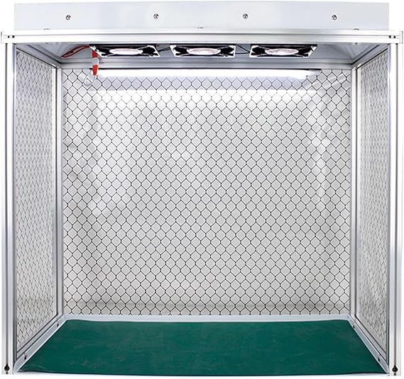 Vertical Laminar Flow Hood with Filter - Airflow Clean Bench for Clean Room Laboratory with Integrated Light Source
