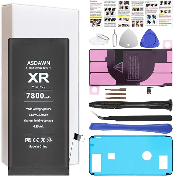 ASDAWN 7800mAh Battery for iPhone XR (Not for X/XS/XS Max)