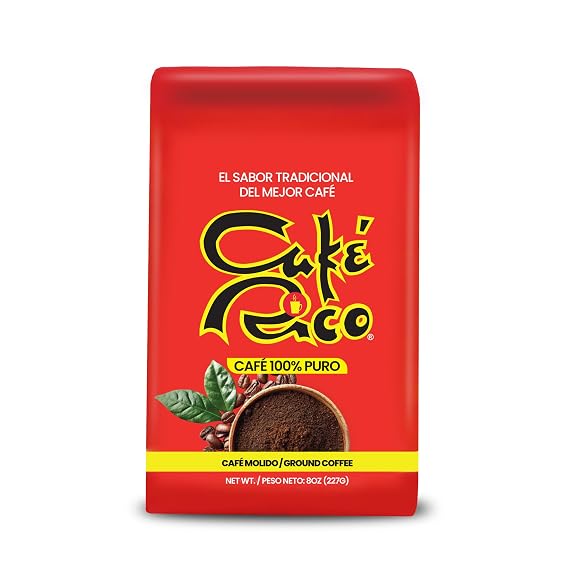 Cafe Rico Ground Regular Puerto Rican Coffee, 8 Ounce Bag (Pack of 1)