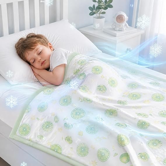 gb Summer Cooling Comforter, 200x150cm (78.7"x59.1"), Green