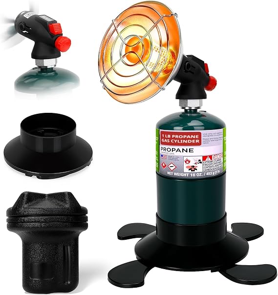 Portable Propane Heater for Camping, Outdoor Small Space Patio Gas Heater