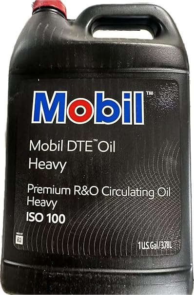Mobil DTE Oil Heavy, Premium R&O Circulating Oil, ISO 100, 1 Gallon