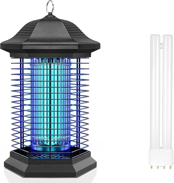 AMUFER Bug Zapper with Replacement Bulb