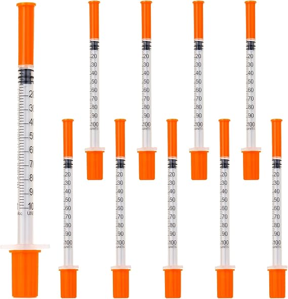 Plastic Multi Purpose Measuring Tools, 1ml/cc 32G, 6mm, Individually Packed (100)