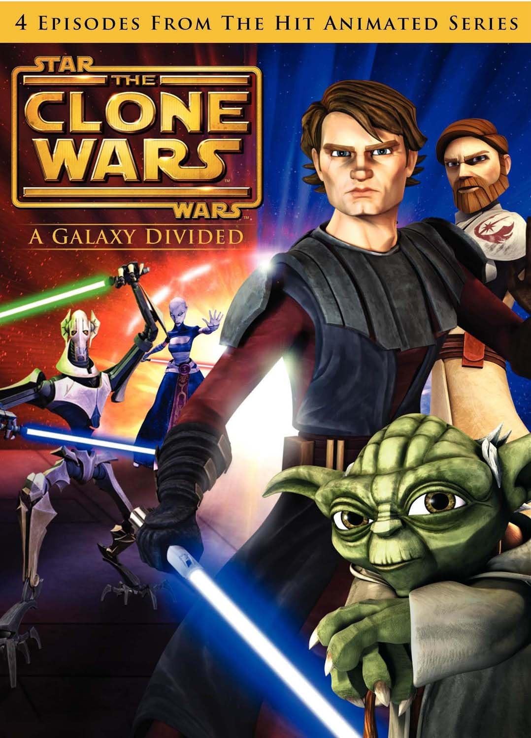 Star Wars: The Clone Wars - A Galaxy Divided [DVD]