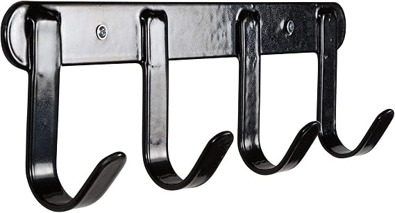 Stubbs S944 Four Hooker Rack (Regular) (Black)