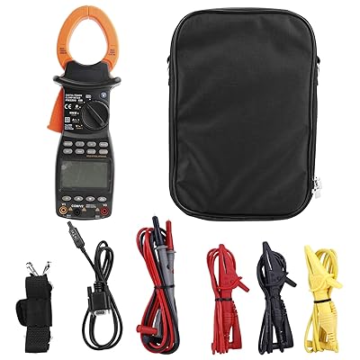 PEAKMETER MS2205 Threephase Clamp Meter Multifunction Harmonic Power Tester Handheld Intelligent Digital Current Power Testing Tool for OnSite Power Equipment Measurement