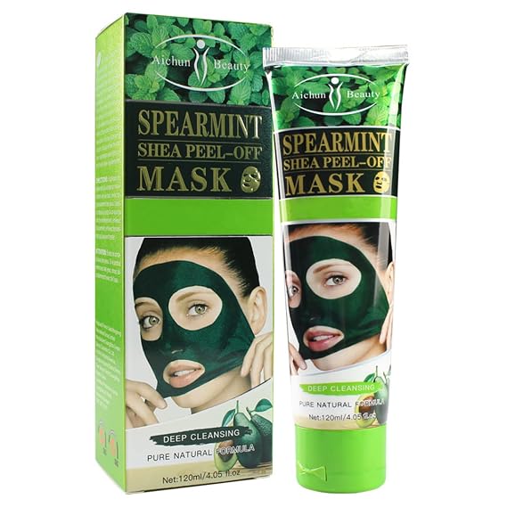 AICHUN BEAUTY Peel-Off Facial Mask (SPEARMINT SHEA PEEL-OFF MASK)