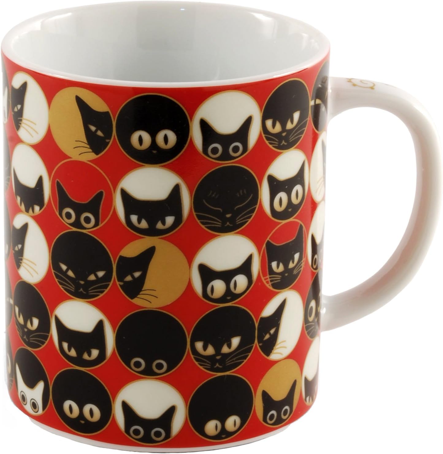 Miya Cat Eyes Mug, Red
