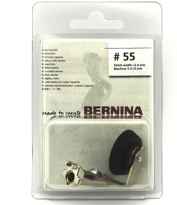 Bernina Leather Roller Foot #0313047100 (#55) Genuine New & Old Style Machine