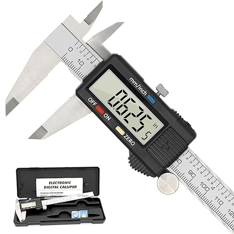 Precise Digital Caliper, 6 Inch Stainless Steel Electronic Vernier Caliper