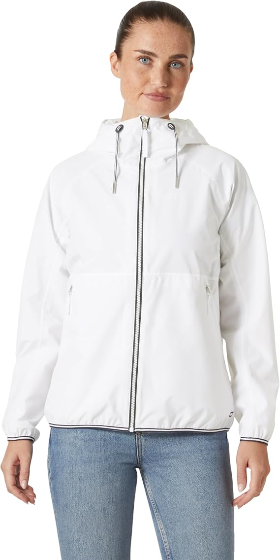 Helly Hansen Koster Rain Jacket for Women, Waterproof & Breathable Coat, Lightweight with Adjustable Hood