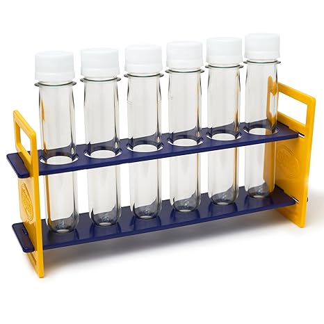 Steve Spangler Science Large Plastic Test Tubes & Rack