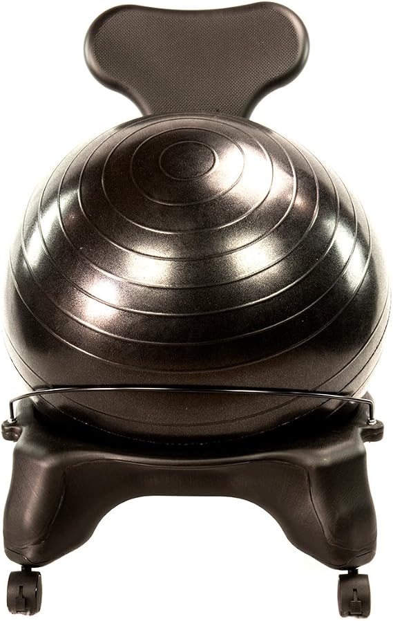 AEROMAT Ball Chair - Black - 22"x22"x31"