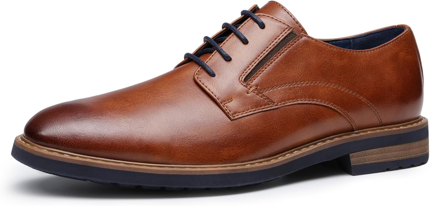 Bruno Marc Men's Lace Up Shoes | Comfort Business Formal Derby Classic Party Wedding Office Casual Work