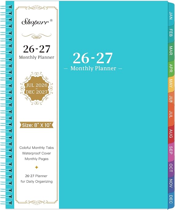 2026-2027 Monthly Planner/Calendar - Academic Planner 2026-2027