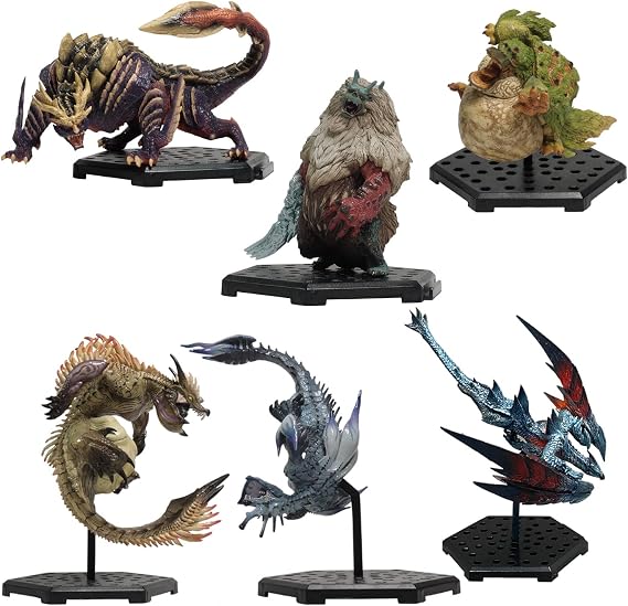 Capcom Monster Hunter Capcom Figure Builder Standard Model Plus THE BEST (Reprinted) Vol. 19, 20, 21 - Box, Total Height: Approx. 3.9-5.9 inches (100-150 mm), Made of PVC, ABS, Paper